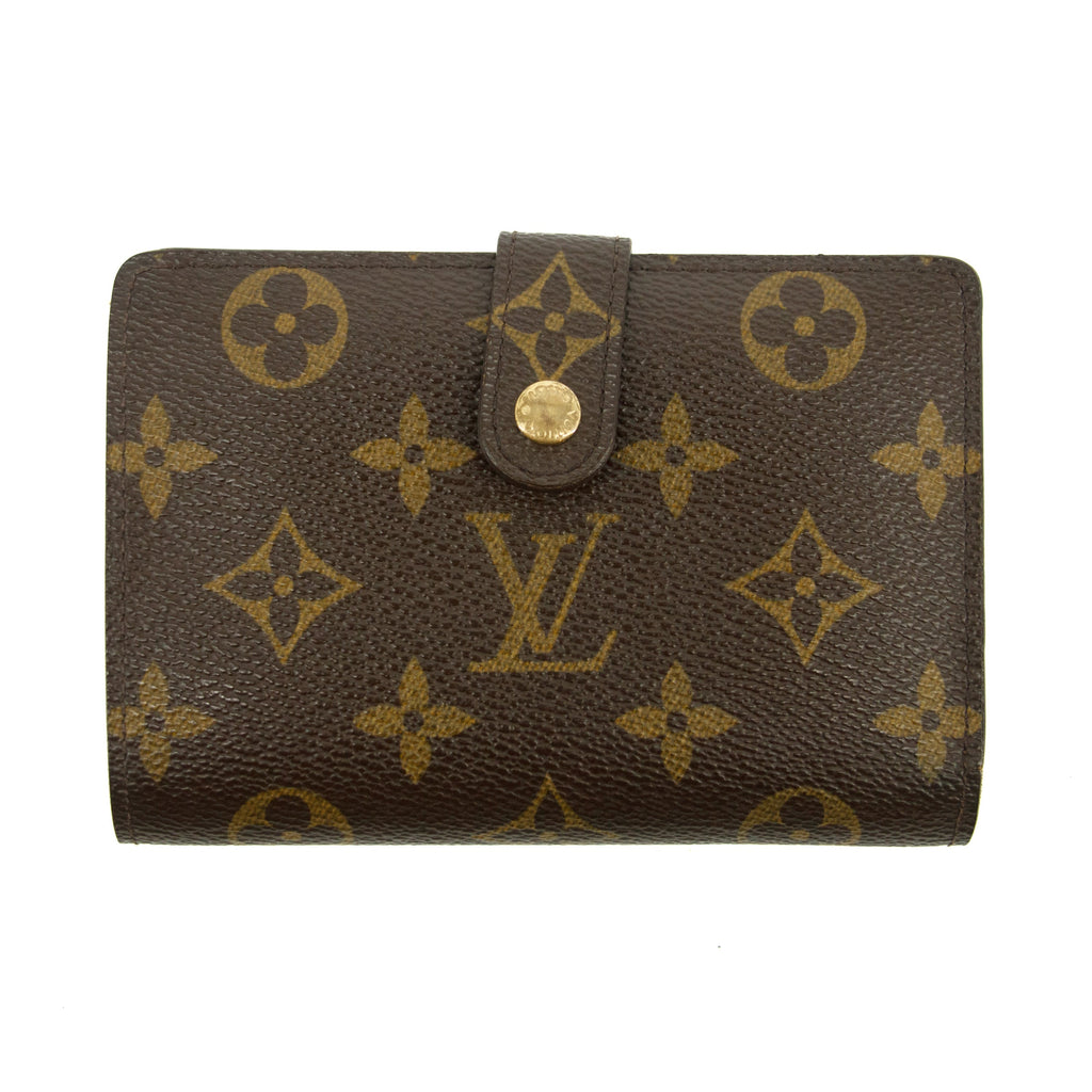 Louis Vuitton Monogram Canvas Kisslock Wallet #3826