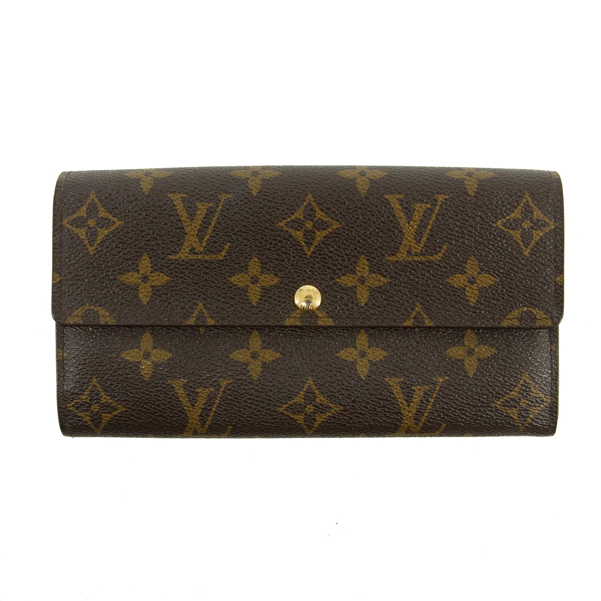 Louis Vuitton Monogram Canvas Sarah Long Wallet #3828