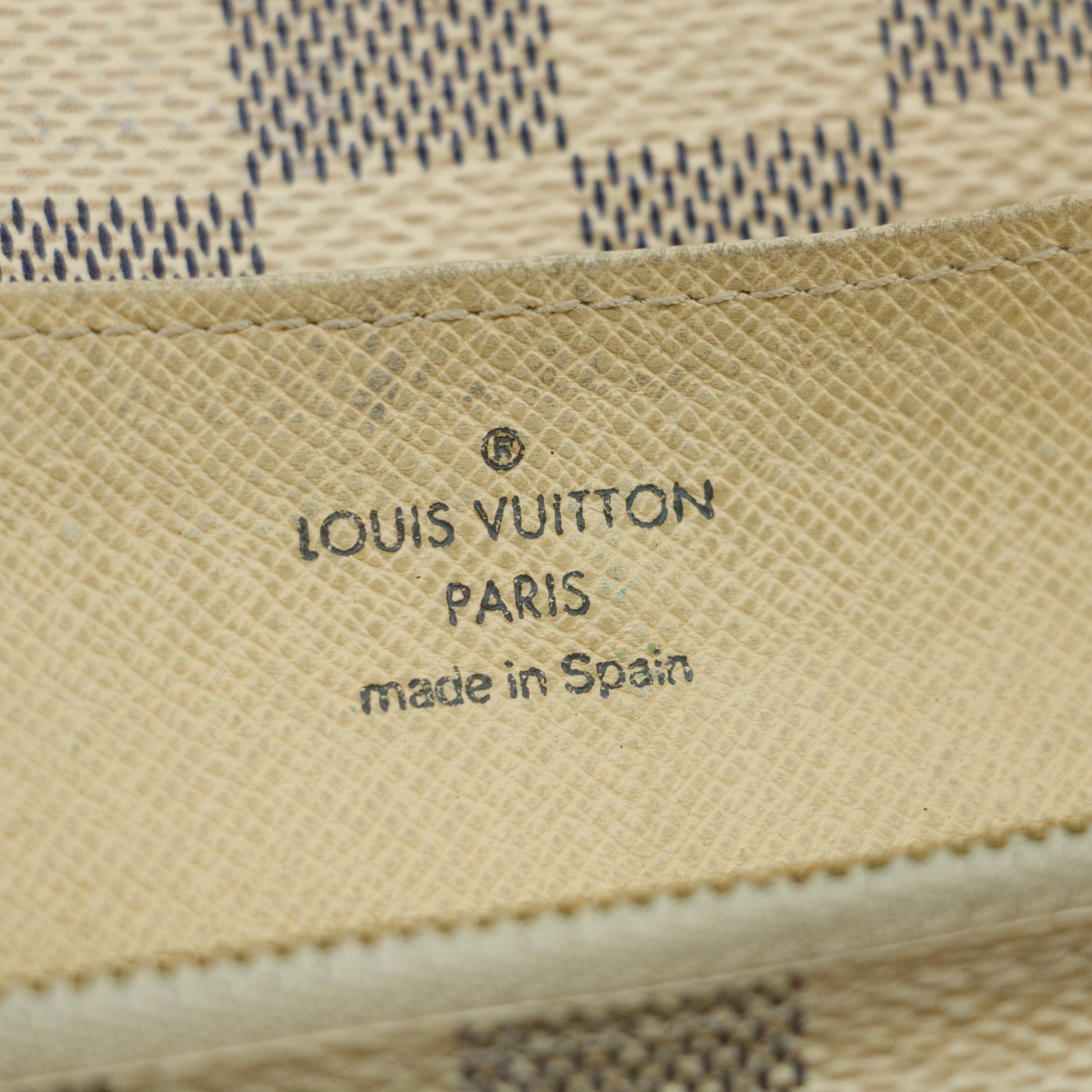 Louis Vuitton Damier Azur Emilie Long Wallet #3830