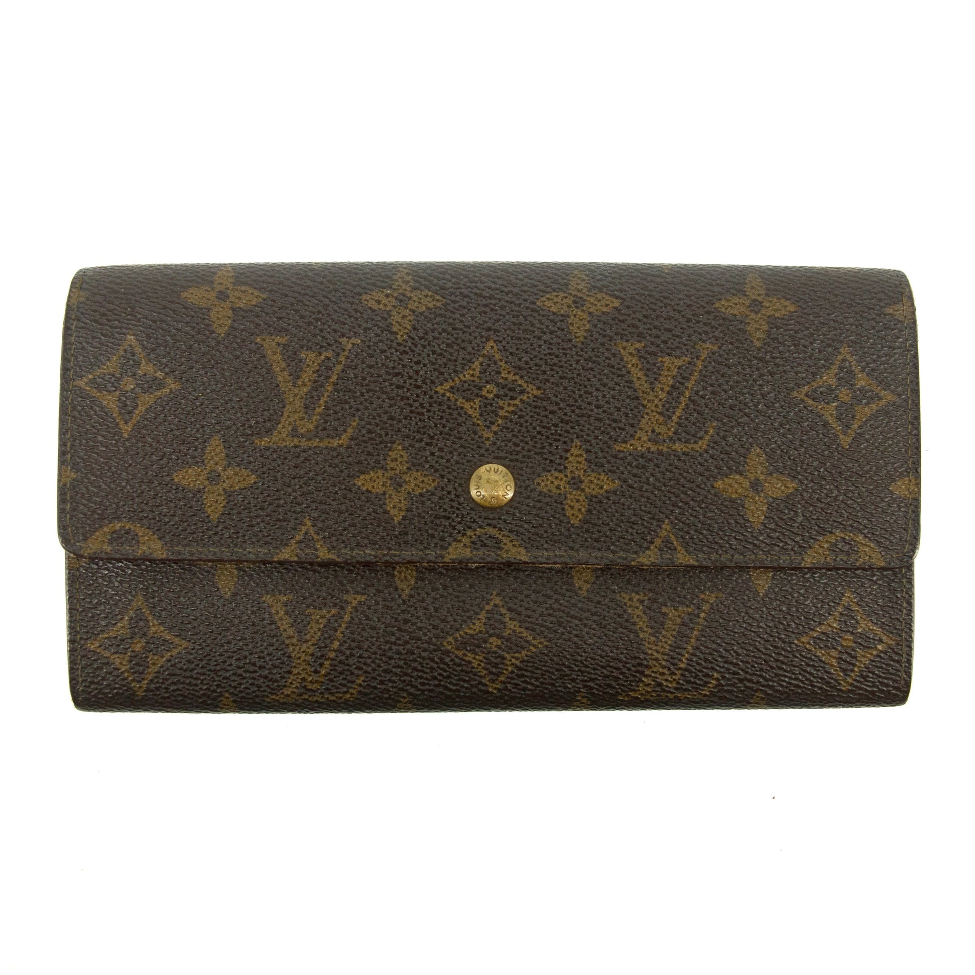 Louis Vuitton Monogram Canvas Sarah Long Wallet #3834