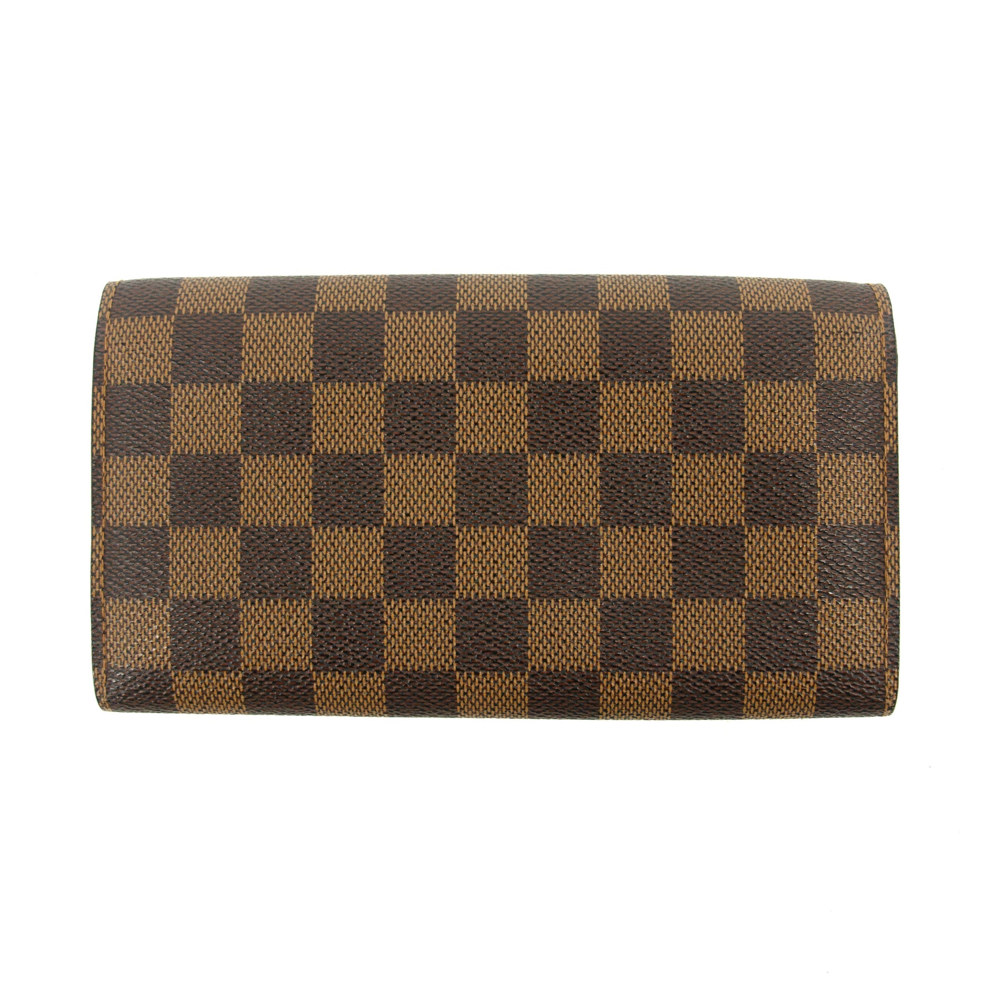 Louis Vuitton Damier Ebene Sarah Long Wallet #3838