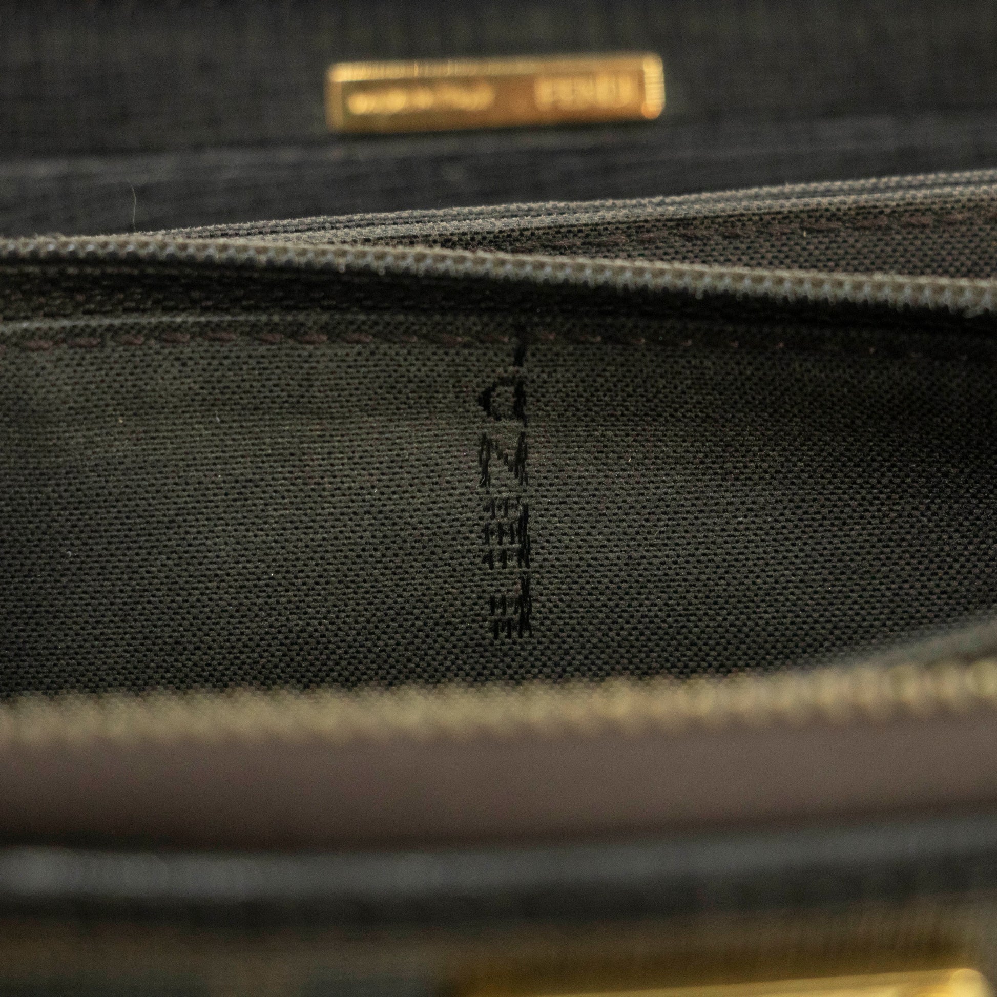 Fendi Brown Zucca Zippy Long Wallet #3855