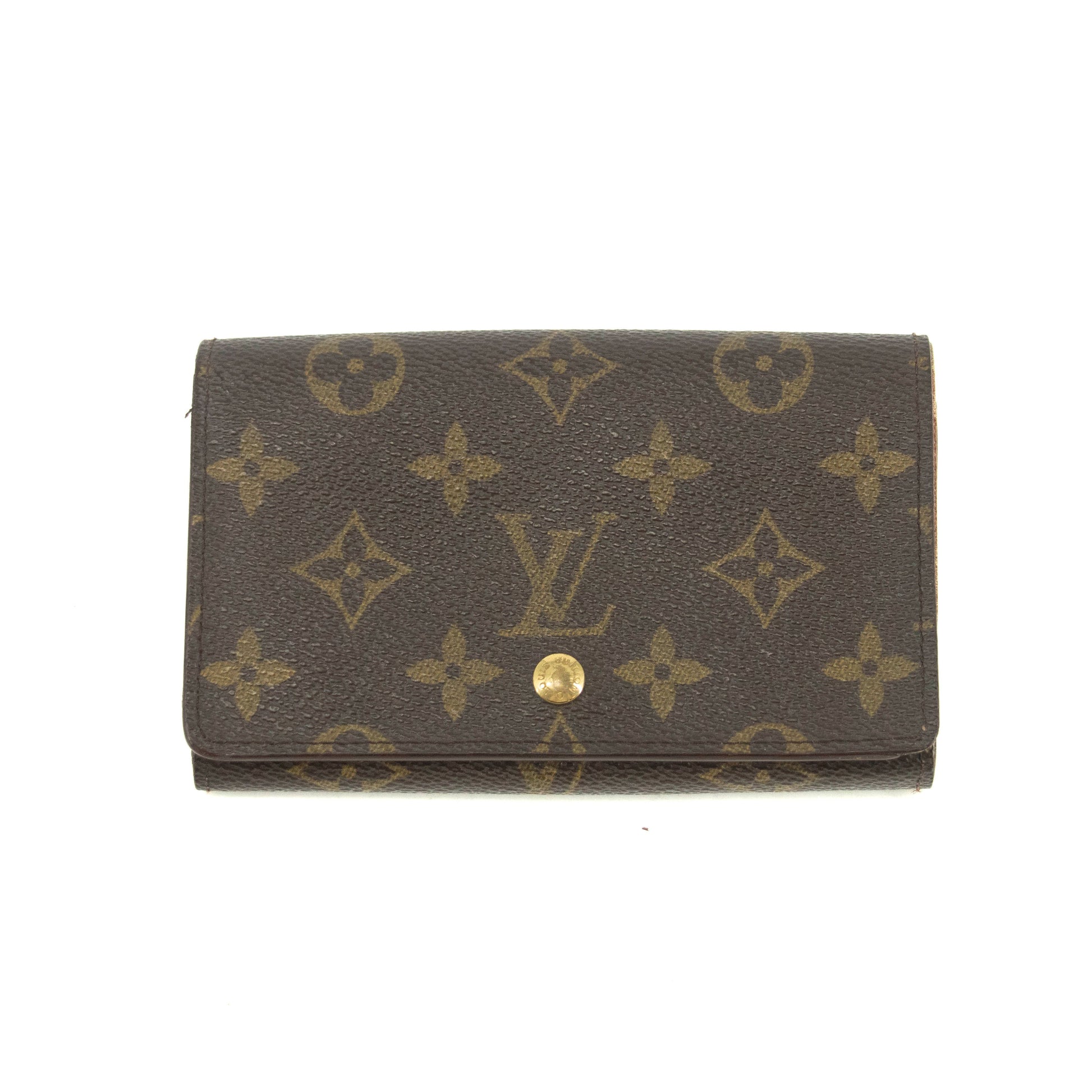 Louis Vuitton Monogram Canvas Porte Tresor Bifold Wallet #3858