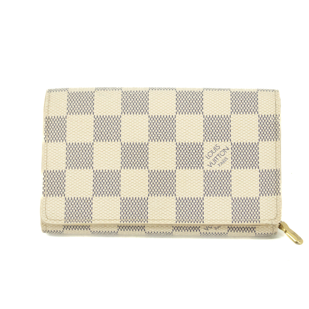 Louis Vuitton Damier Azur Porte Tresor Wallet  #3864