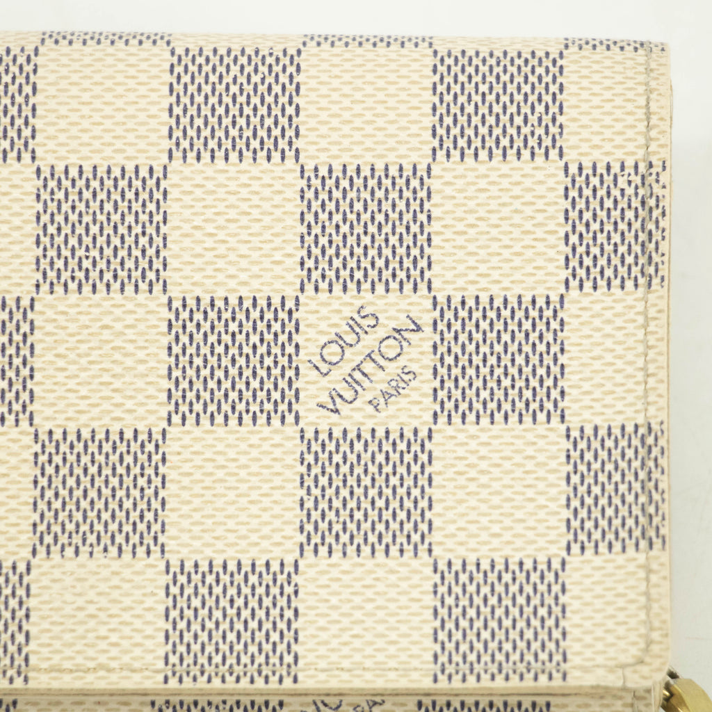Louis Vuitton Damier Azur Porte Tresor Wallet  #3864