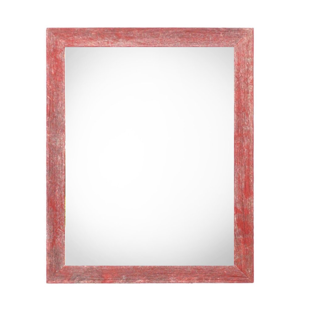 12" x 16" Red Solid Wood Hanging Picture Frame