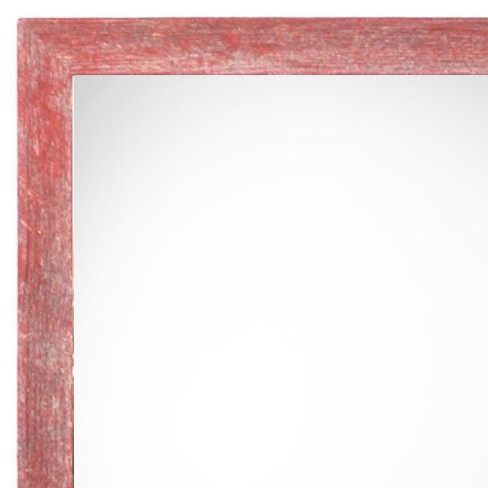 18" x 24" Red Solid Wood Hanging Picture Frame