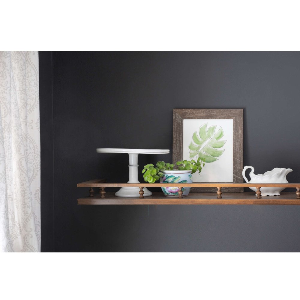22" x 28" Brown Solid Wood Hanging Picture Frame
