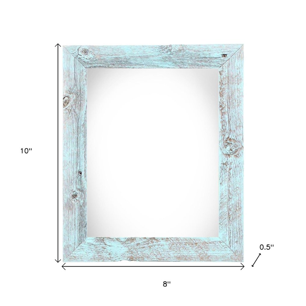 5" x 7" Blue Solid Wood Tabletop Picture Frame