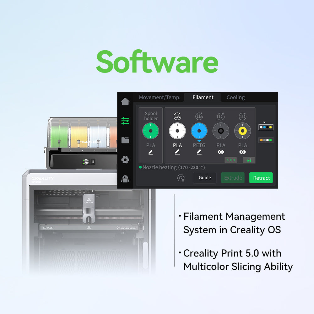 K2 Plus Combo 3D Printer