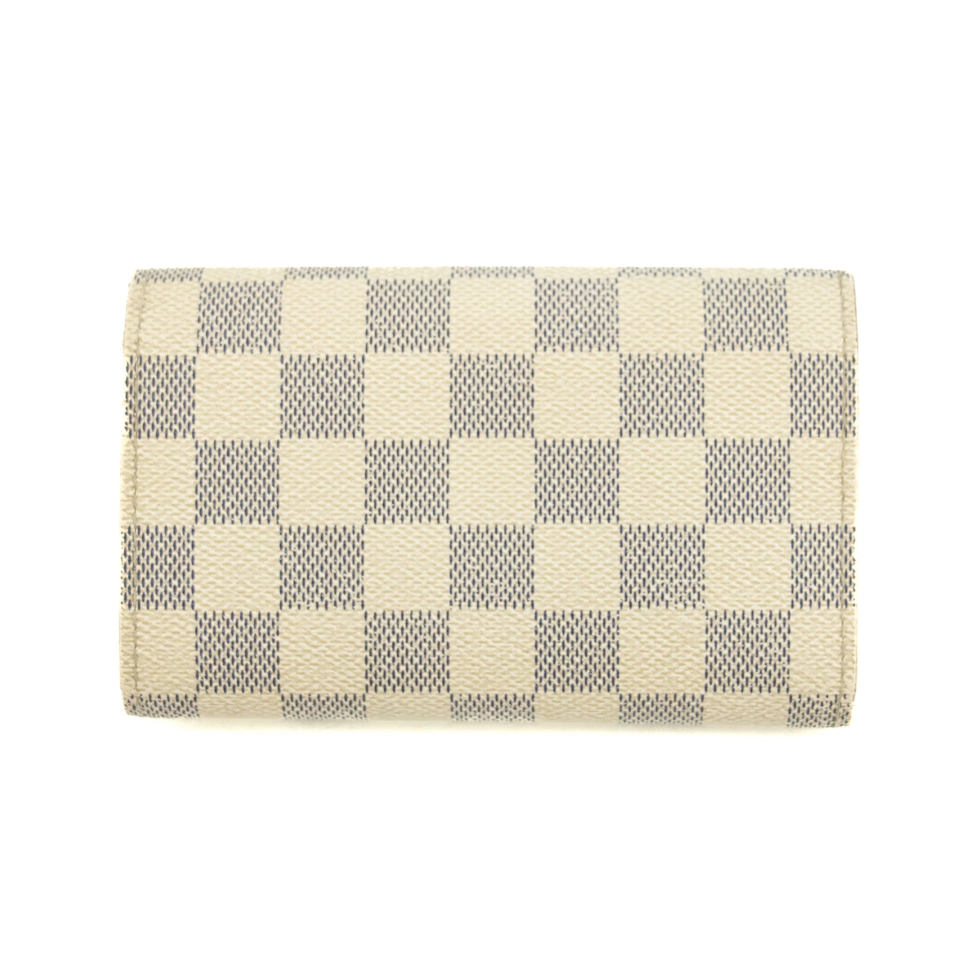 Louis Vuitton Damier Azur White Porte Tresor Wallet #3911