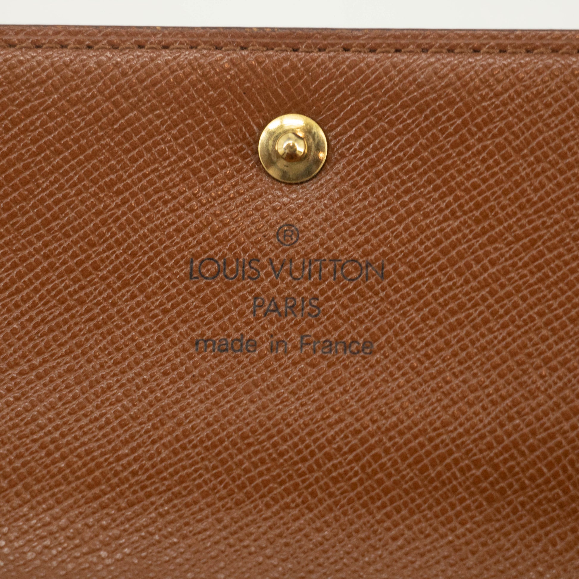 Louis Vuitton Monogram Brown Trifold Alexandra Wallet #3914