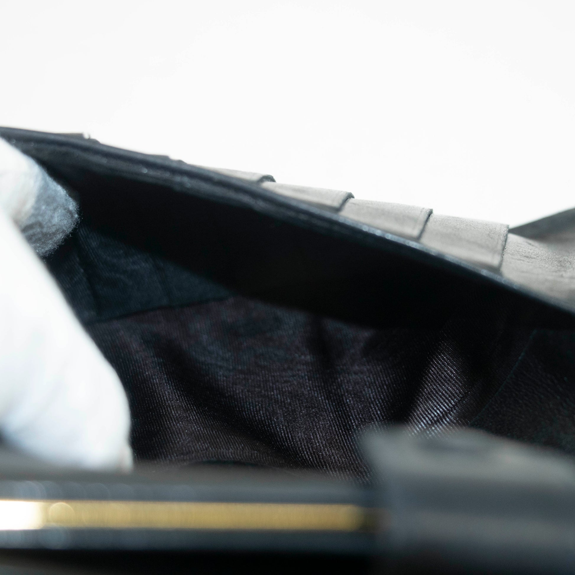 Chanel Black Lambskin Bifold Long Wallet #3925