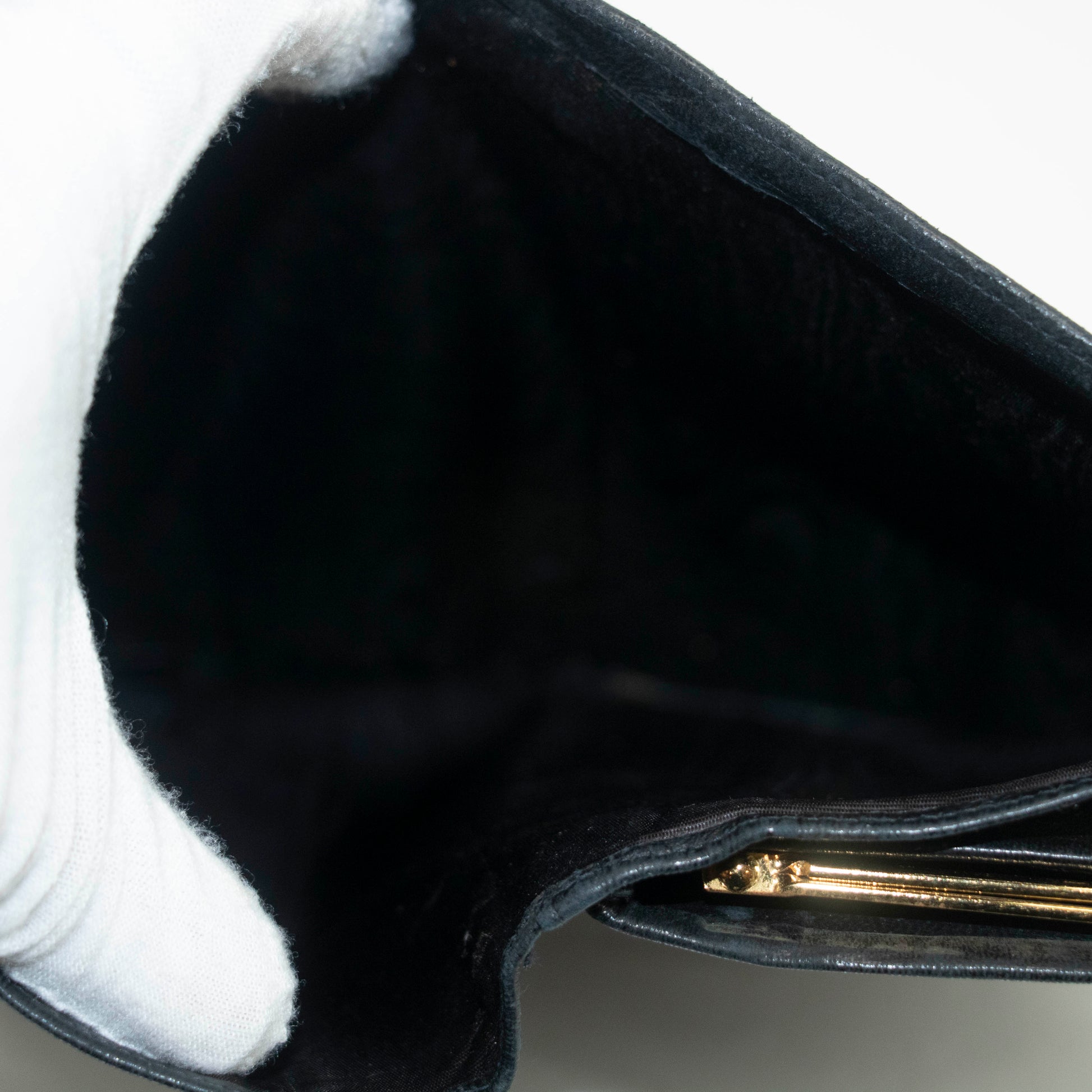 Chanel Black Lambskin Bifold Long Wallet #3925