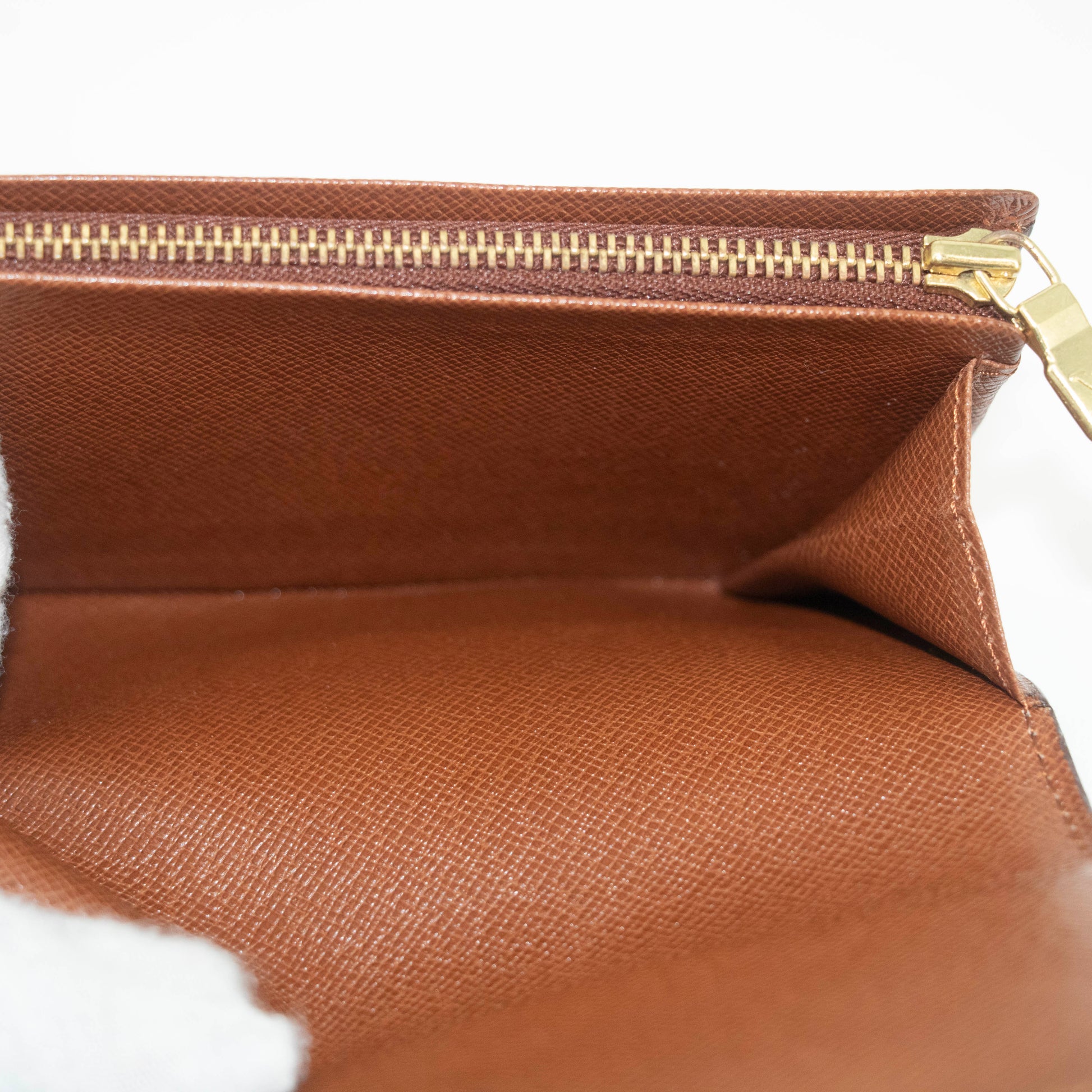 Louis Vuitton Monogram Canvas Porte Tresor Wallet #3928