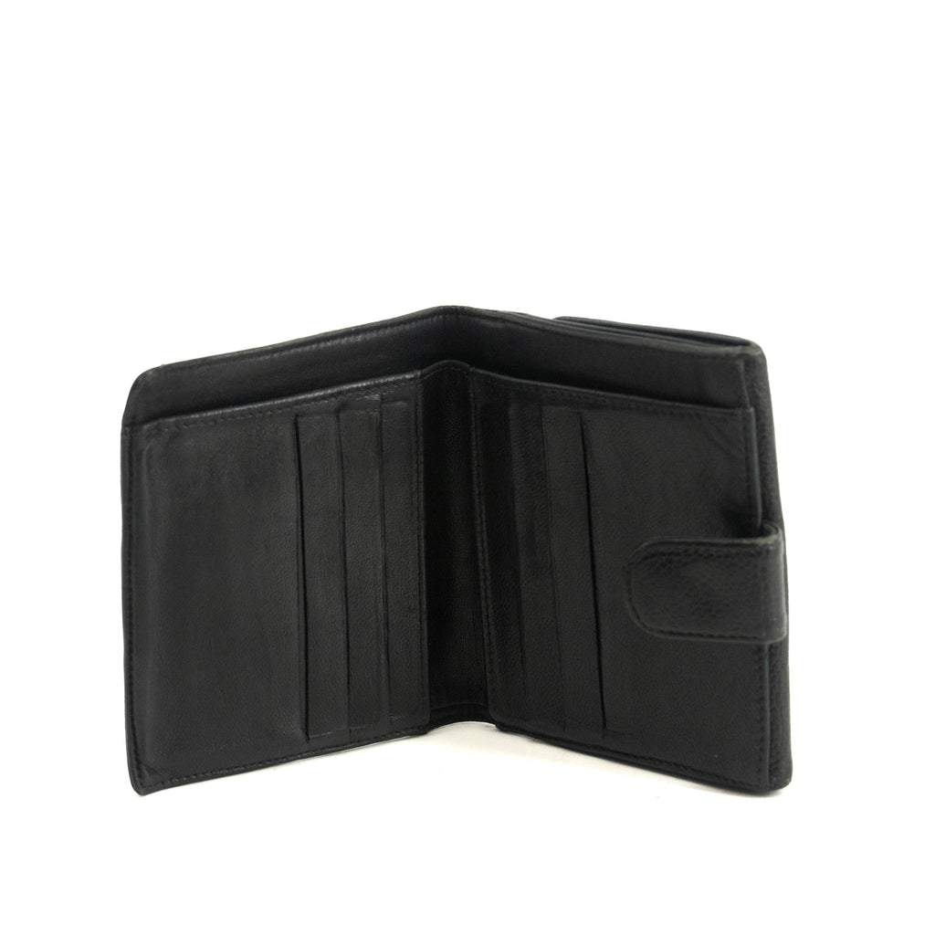 Chanel Caviar Skin Black Compact Wallet #3929