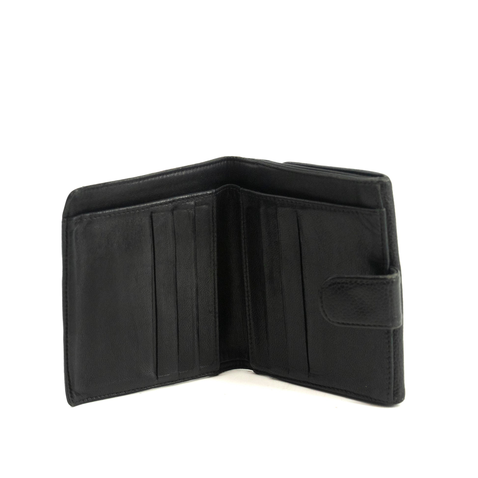 Chanel Caviar Skin Black Compact Wallet #3929