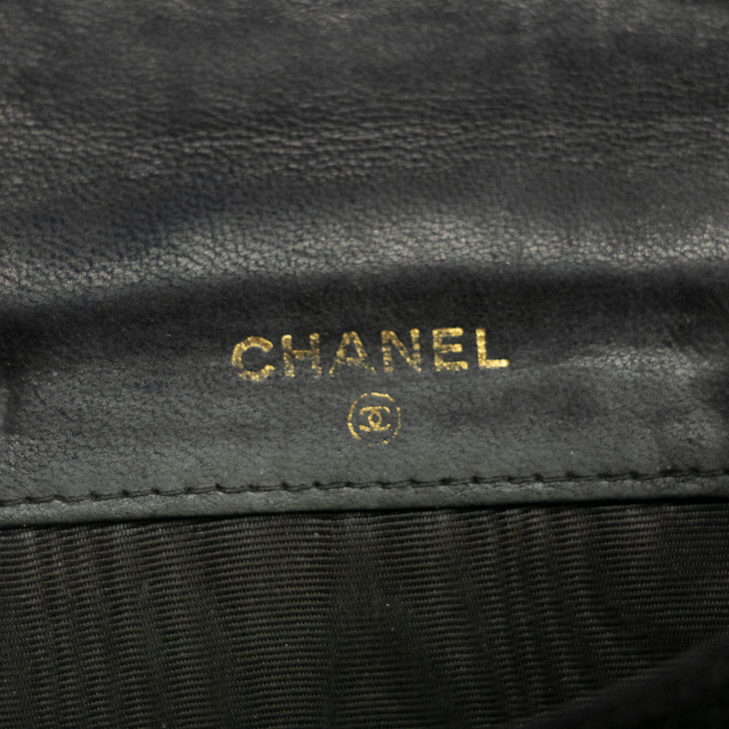 Chanel Caviar Skin Black Compact Wallet #3929