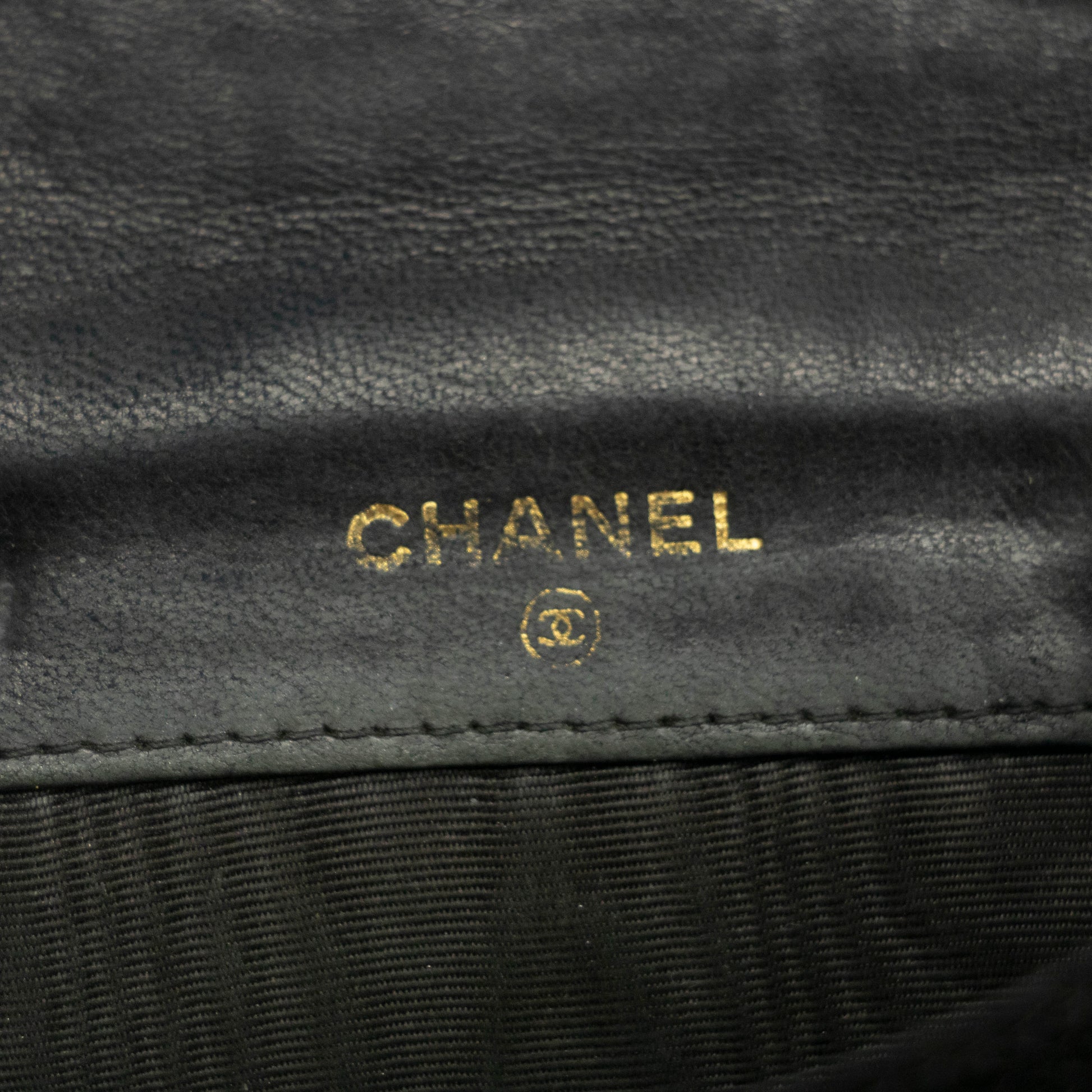 Chanel Caviar Skin Black Compact Wallet #3929