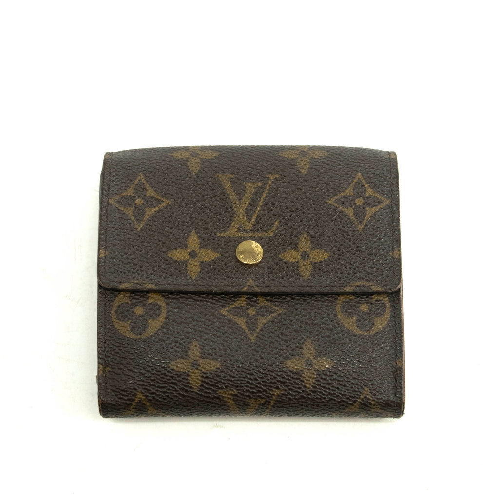 Louis Vuitton Monogram Canvas Elise Compact Wallet #3941