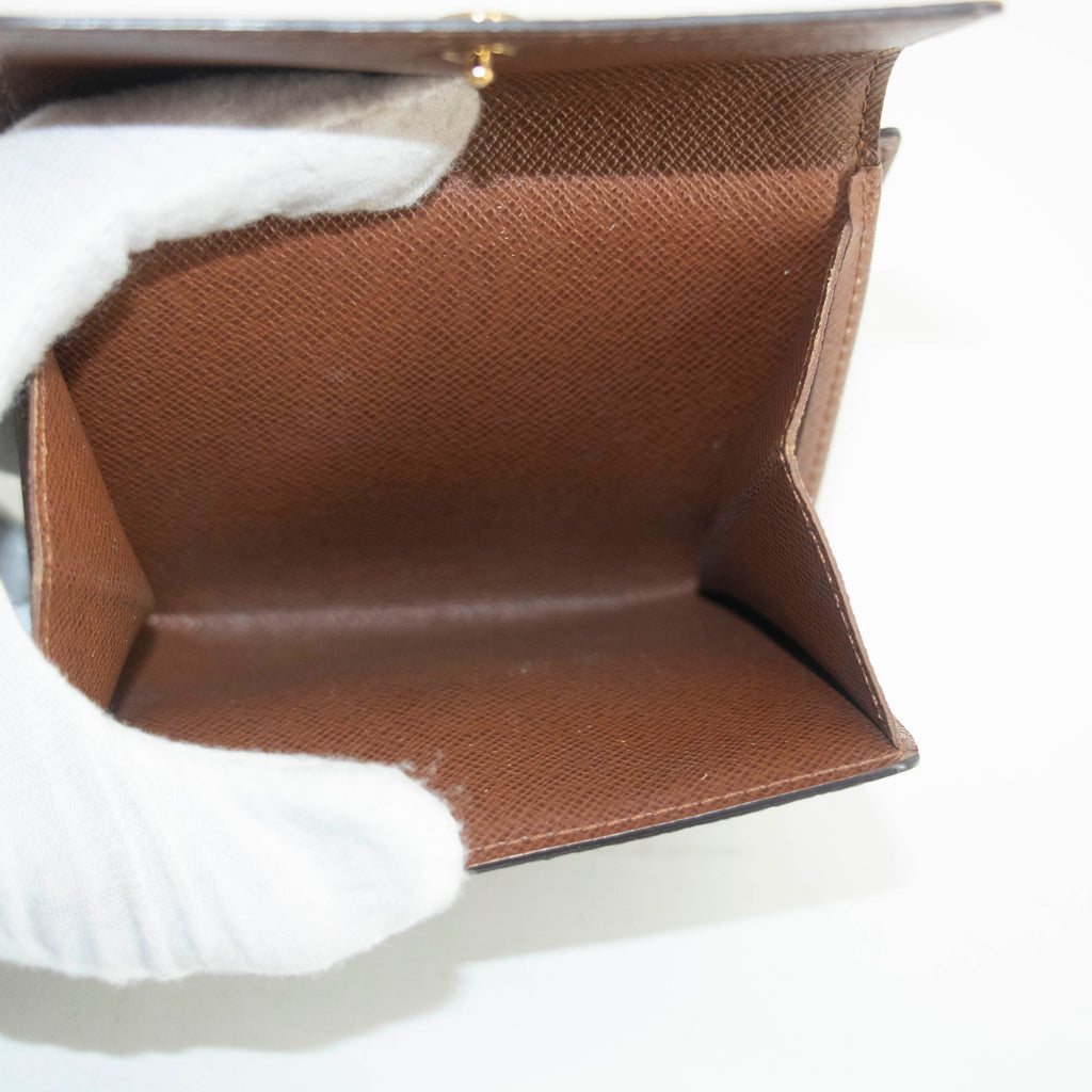 Louis Vuitton Monogram Canvas Elise Compact Wallet #3941