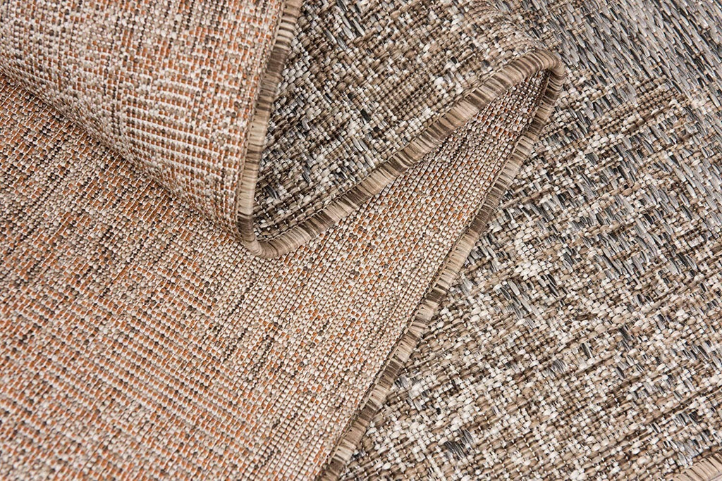 5' x 8' Ivory Distressed Diamonds Area Rug