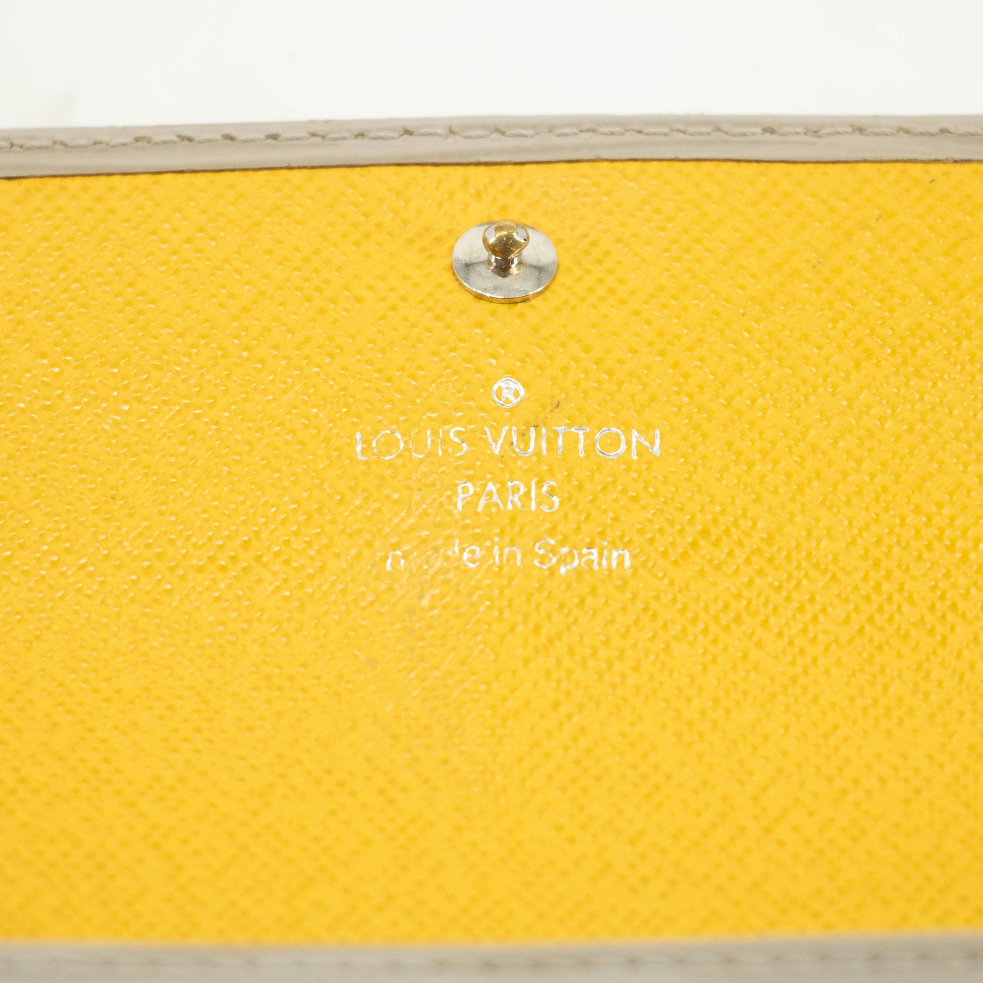 Louis Vuitton Grey Epi Leather Sarah Long Wallet #3942