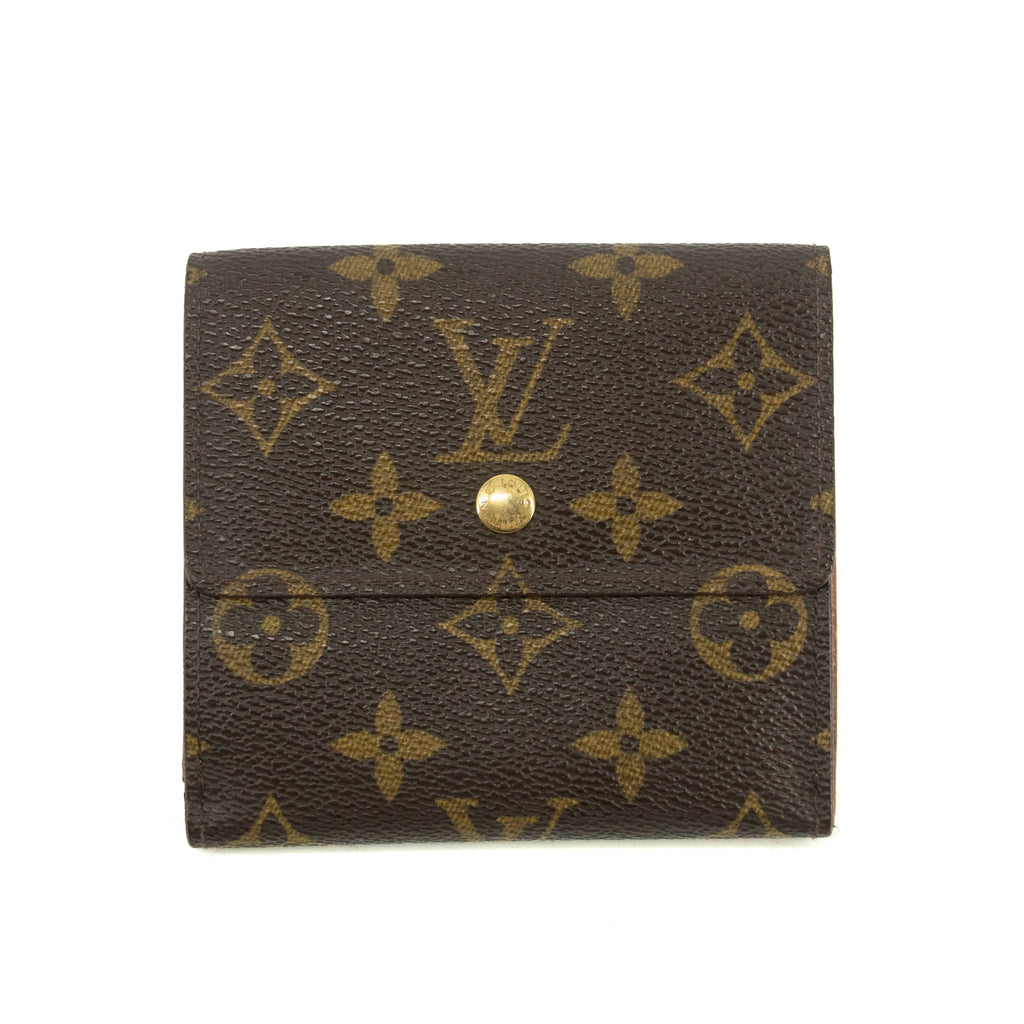Louis Vuitton Monogram Canvas Elise Compact Wallet  #3943