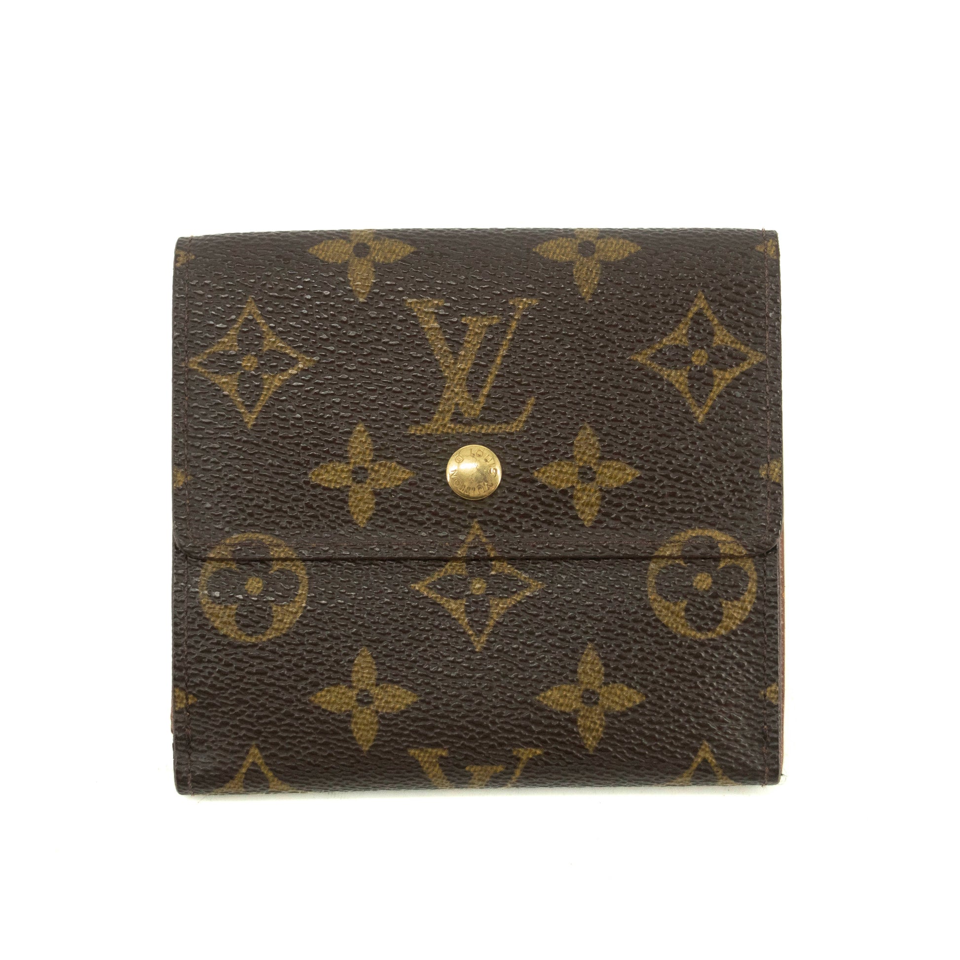 Louis Vuitton Monogram Canvas Elise Compact Wallet  #3943
