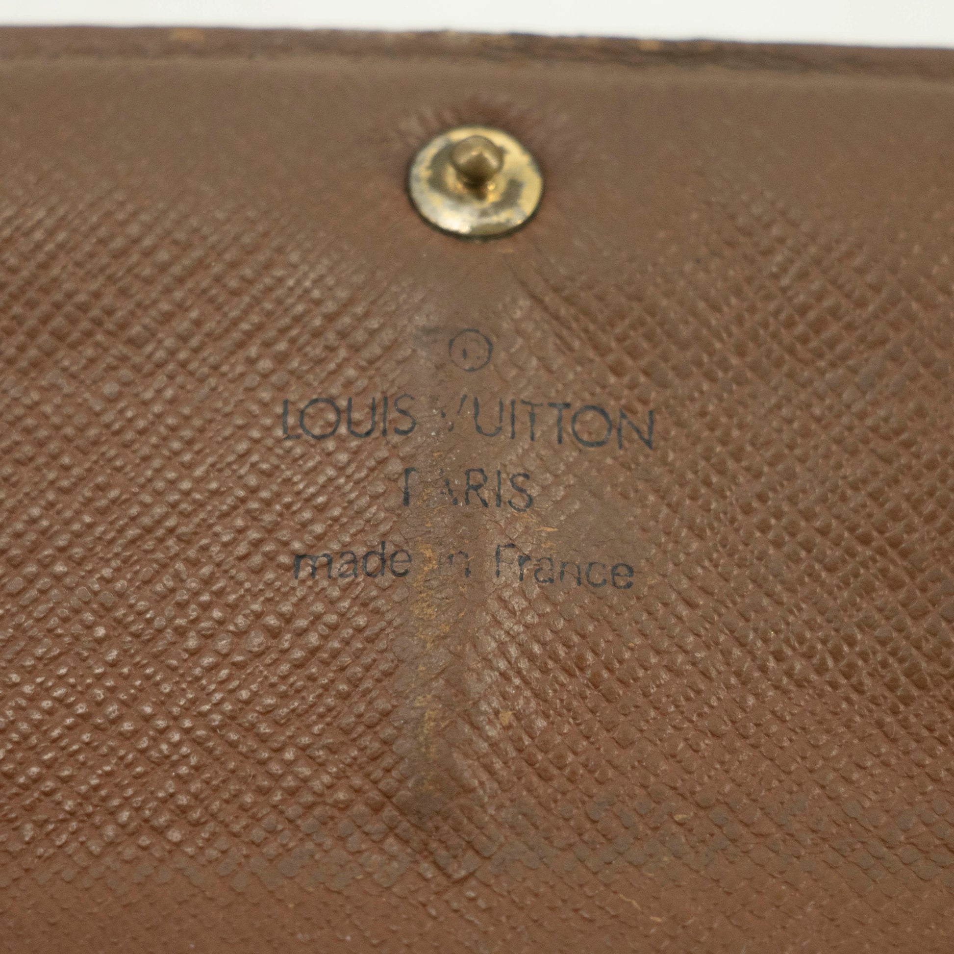 Lous Vuitton Monogram Canvas Sarah Long Wallet #3945