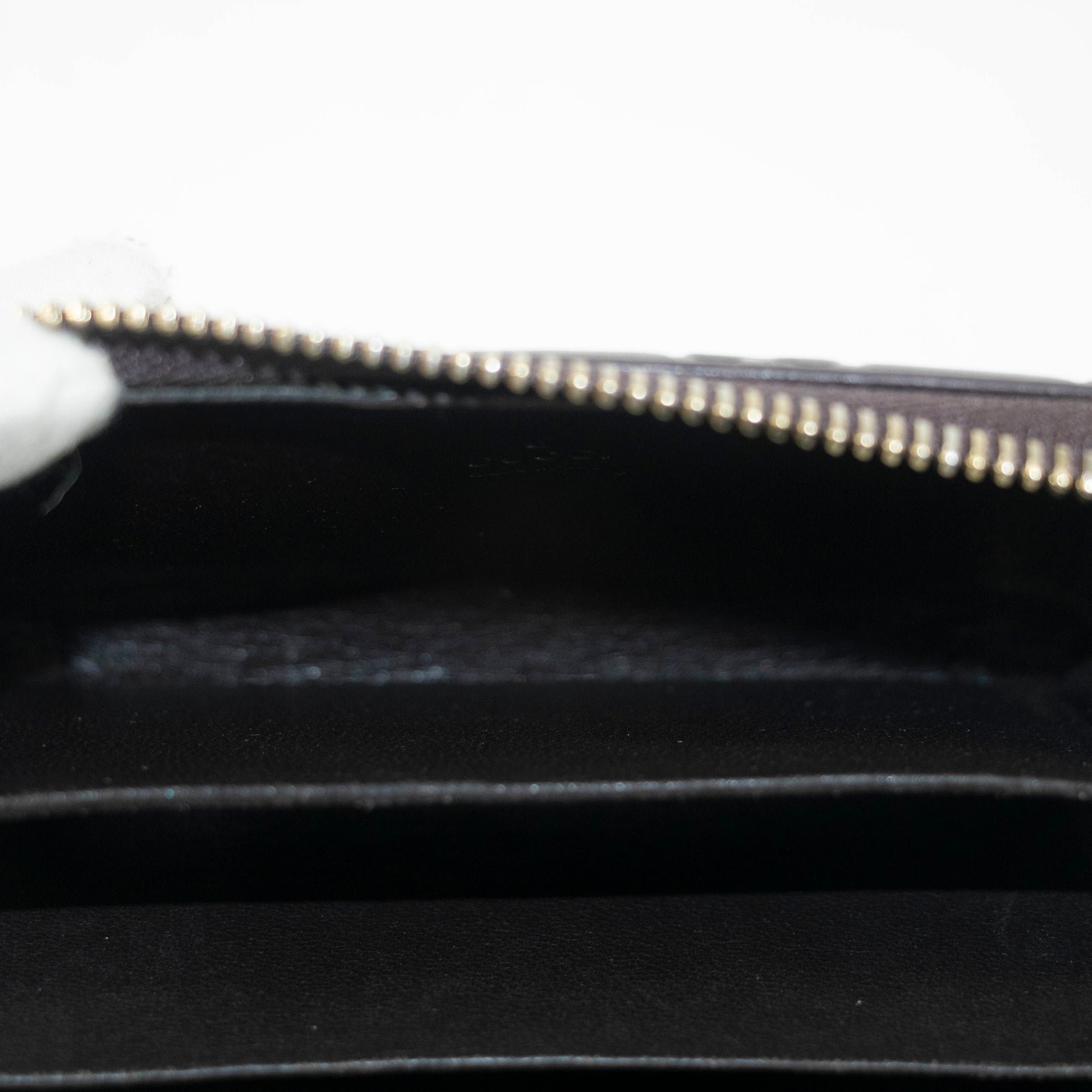 Gucci Guccissima Zip Around Card Case Brown #3949