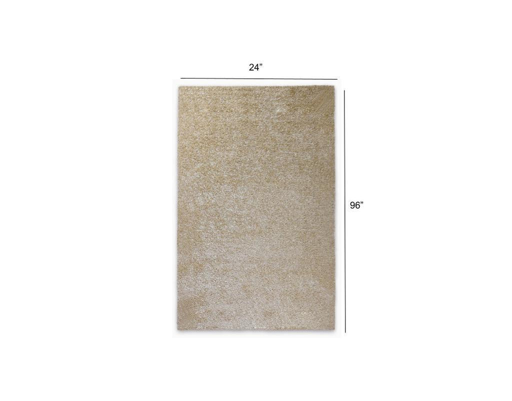 2' x 8' Beige Contemporary Runner Rug