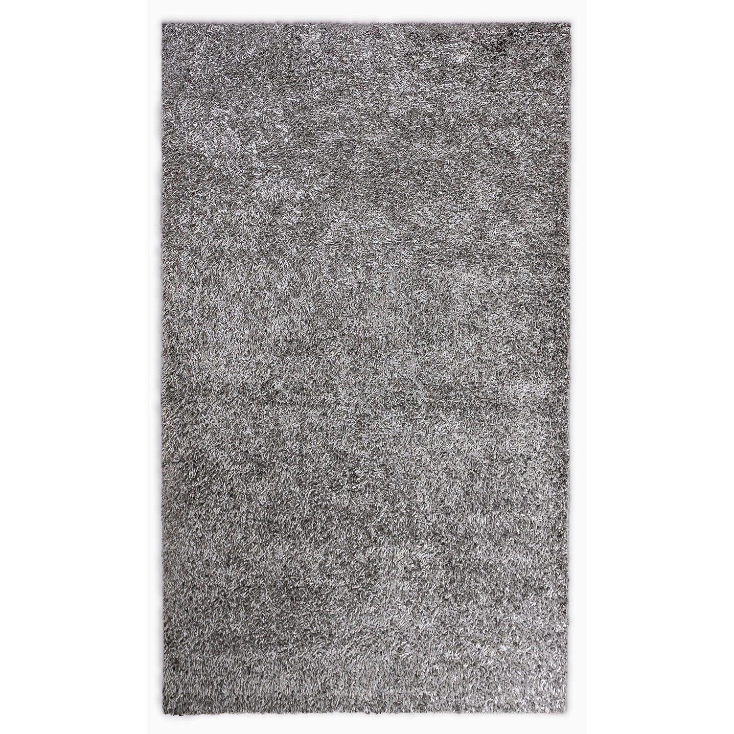 2' x 8' Dark Gray Contemporary Runner Rug