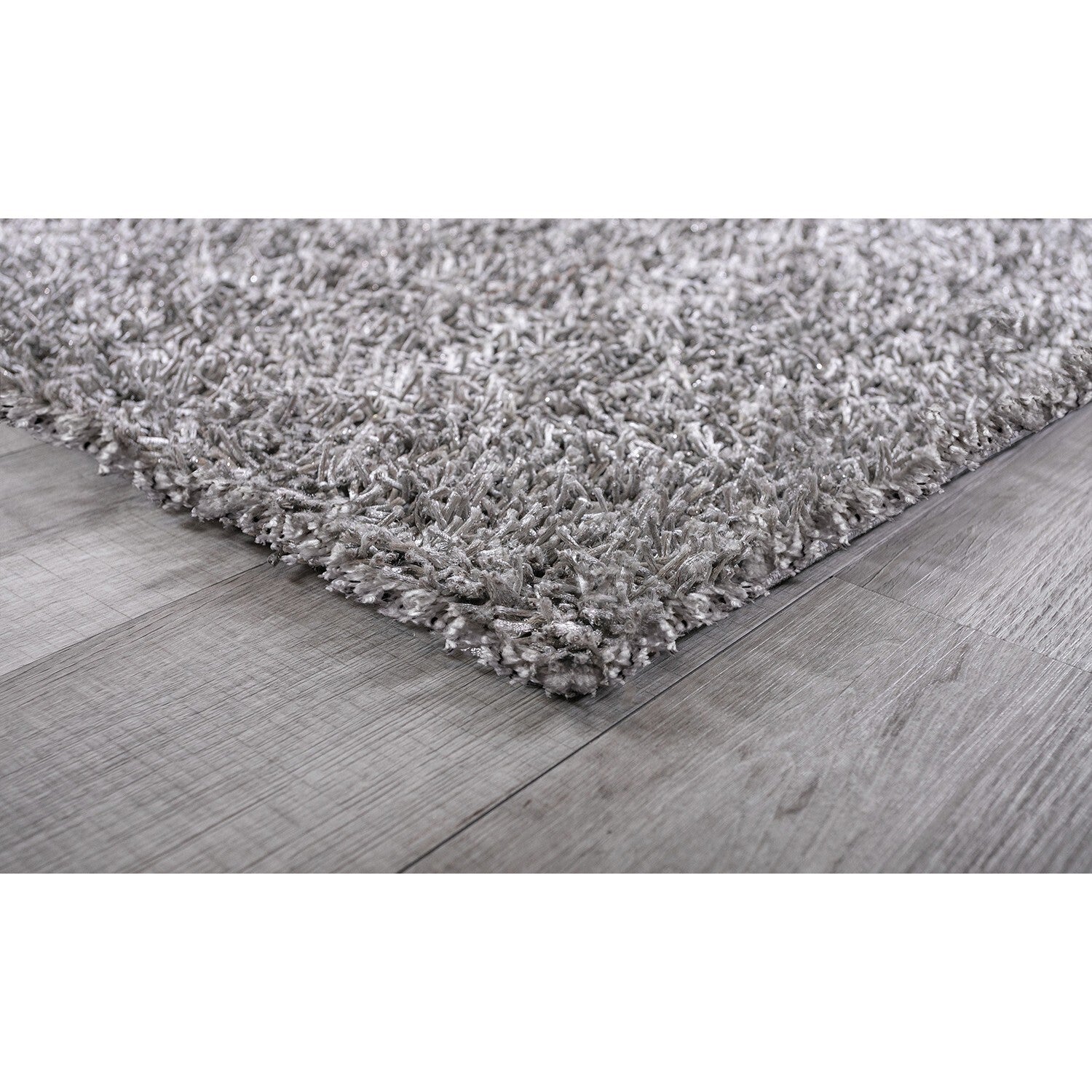 2' x 8' Dark Gray Contemporary Runner Rug