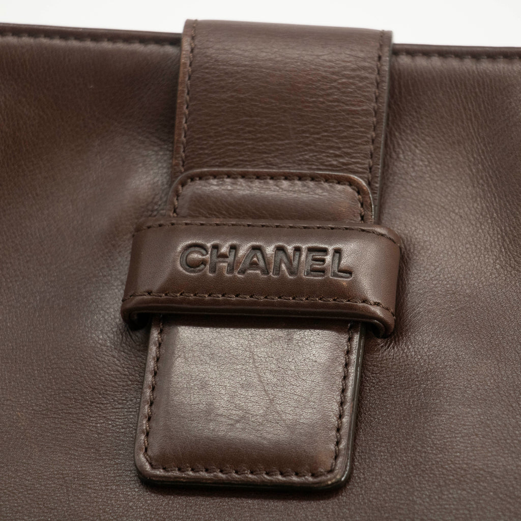 Chanel Brown Soft Leather Shoulder Bag 5 Series #3969