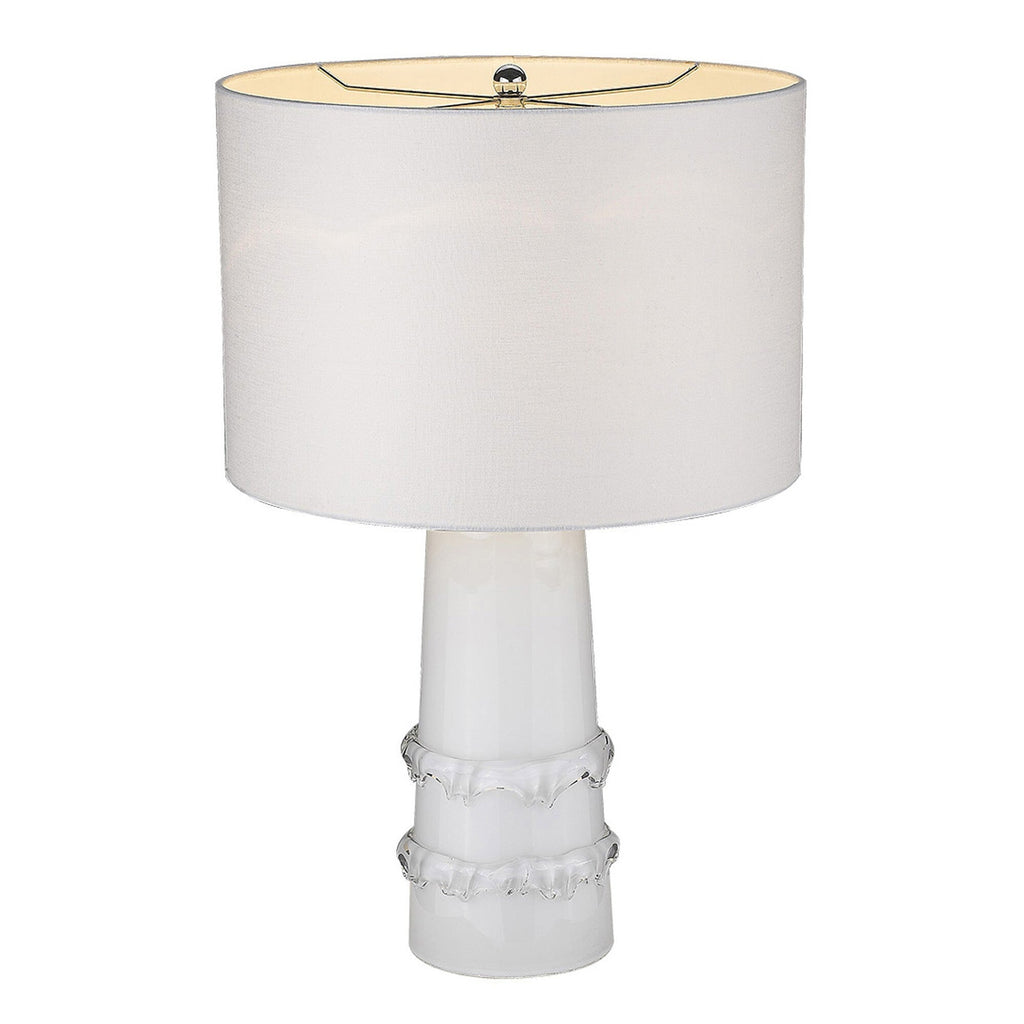 Trend Home 1-Light White Table Lamp