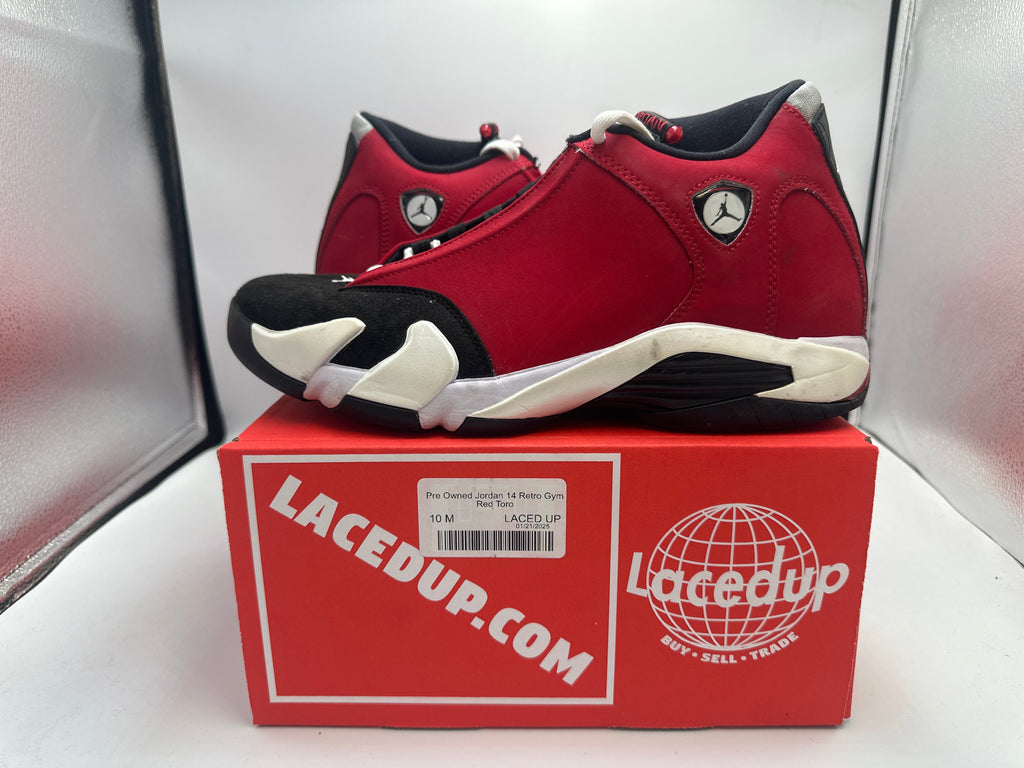 Pre Owned Jordan 14 Retro Gym Red Toro