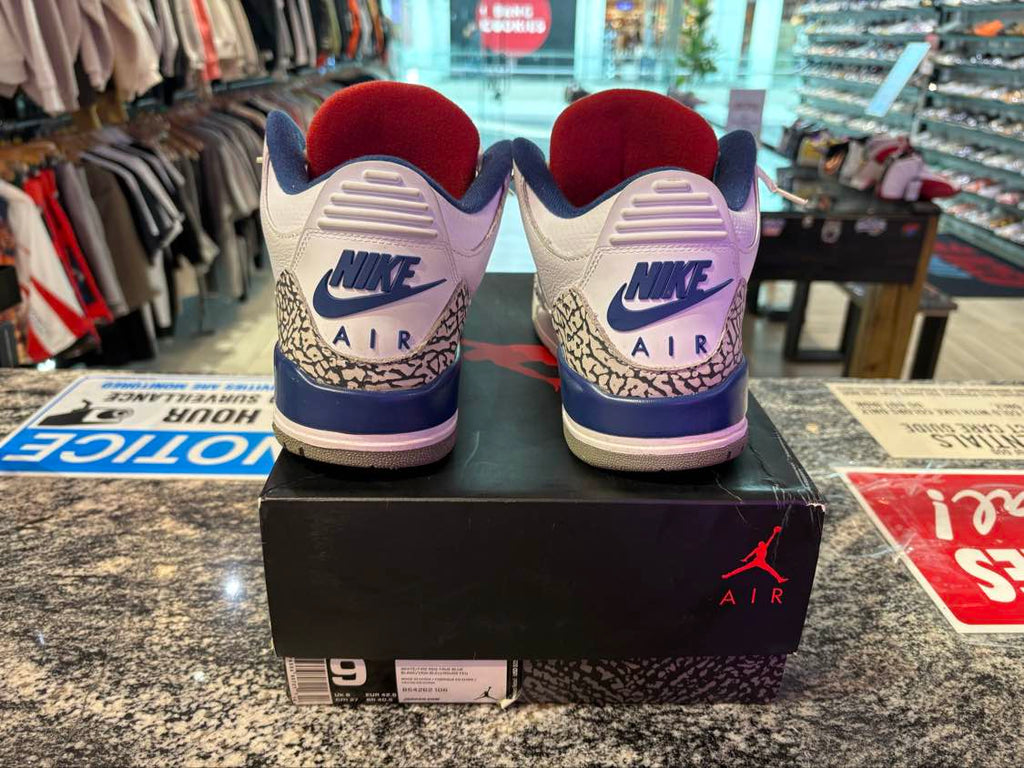 PRE OWNED Jordan 3 Retro True Blue (2016)