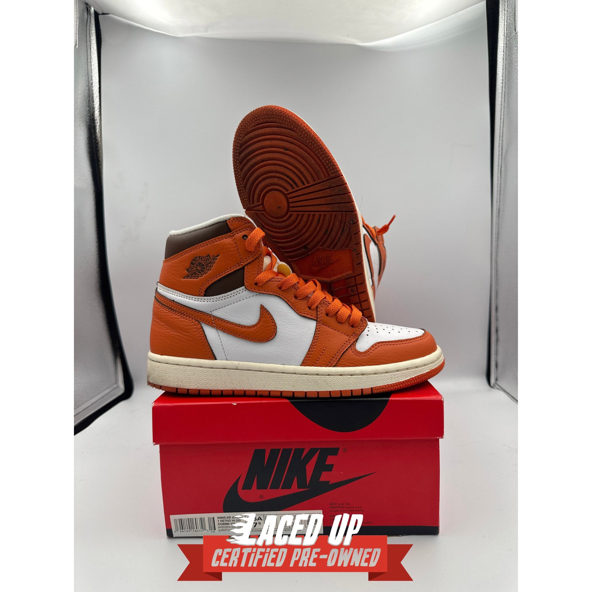 PRE OWNED Jordan 1 Retro High OG Starfish (Women's)