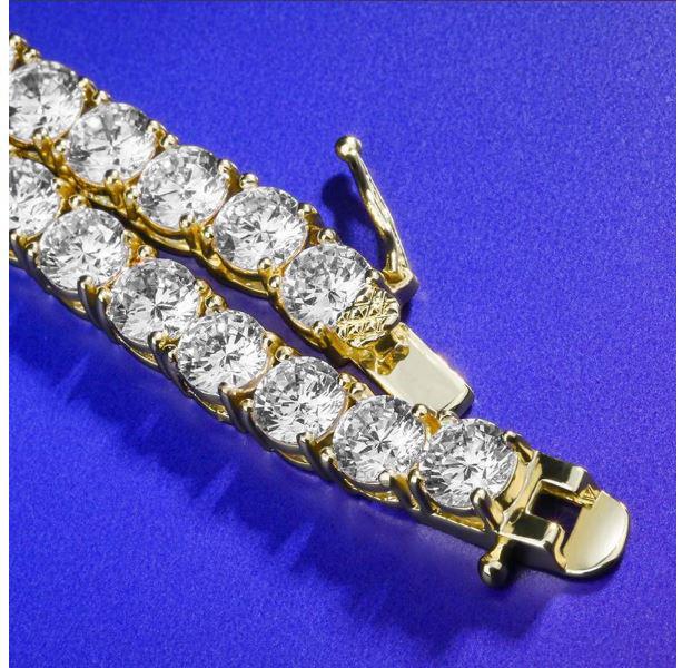 3MM CZ Tennis Choker Necklace Sparkling Cubic Zirconia