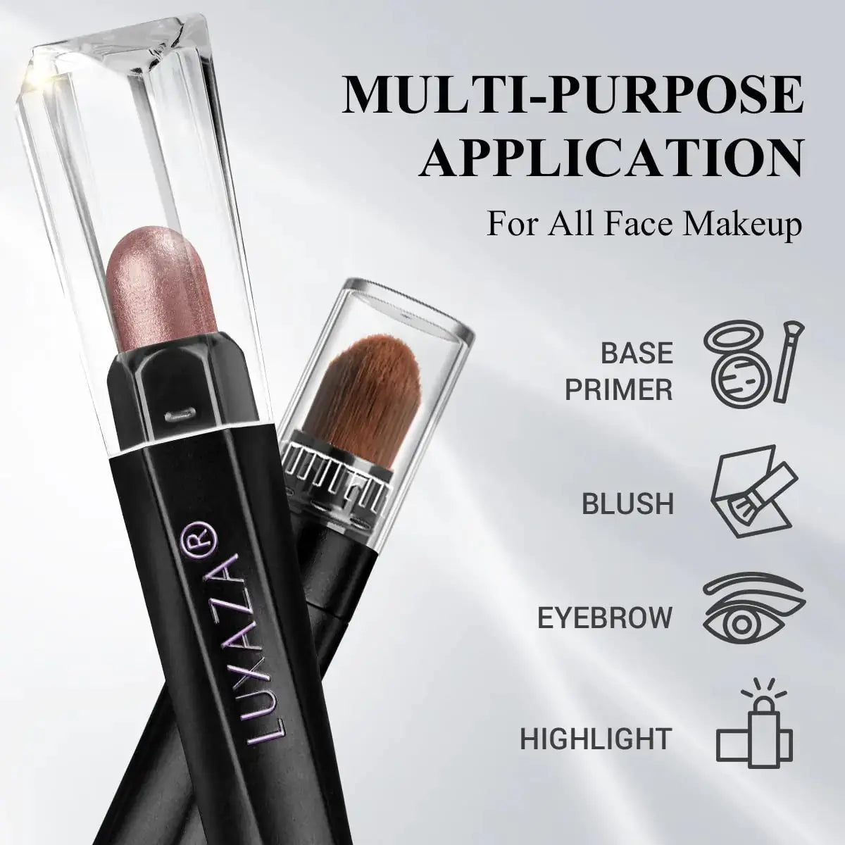 3PCS Neutral Brown & Shimmer Pink Cream Eyeshadow Stick Set – Long-Lasting, Smudge-Proof Eye Brightener Makeup