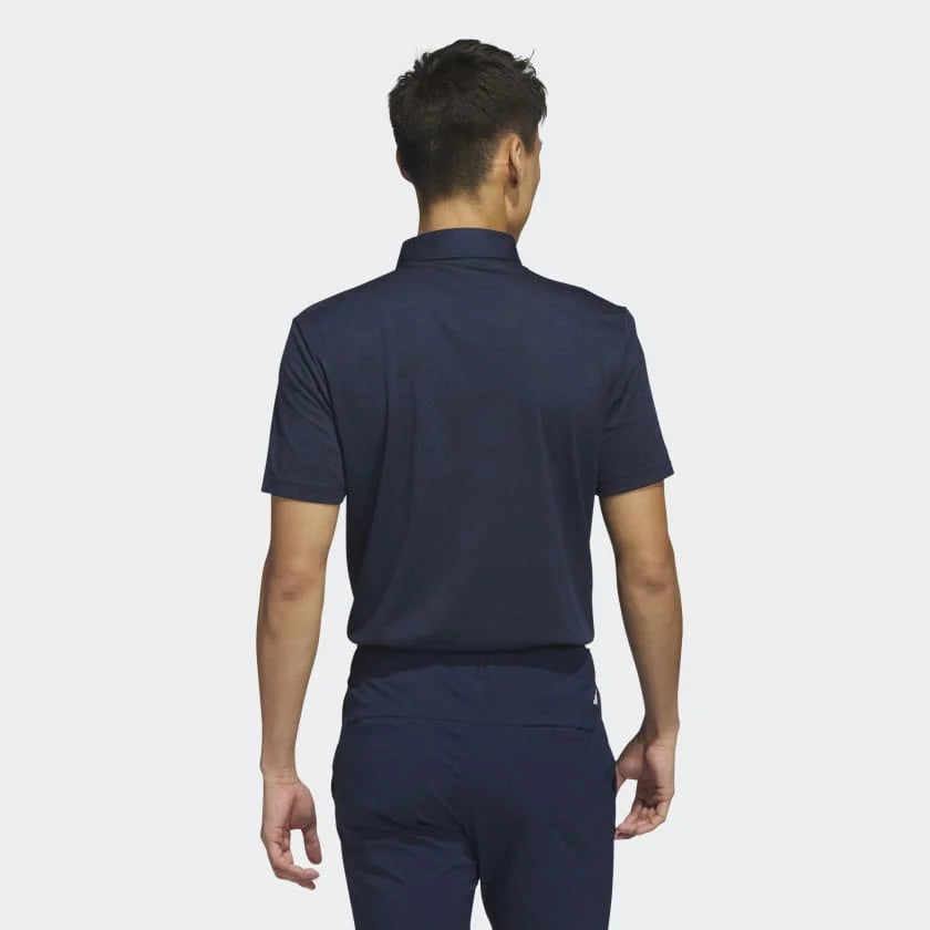 Adidas Textured Jacqaurd Polo Golf Shirt