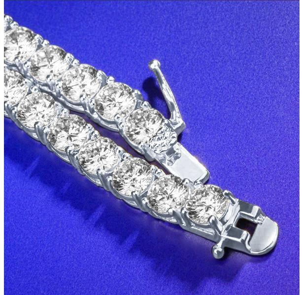 3MM CZ Tennis Choker Necklace Prong Set Sparkling Chain