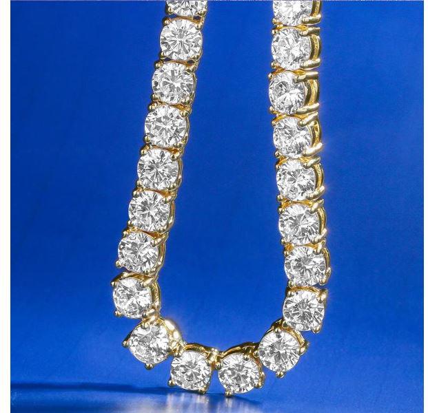 3MM CZ Tennis Choker Necklace Sparkling Cubic Zirconia