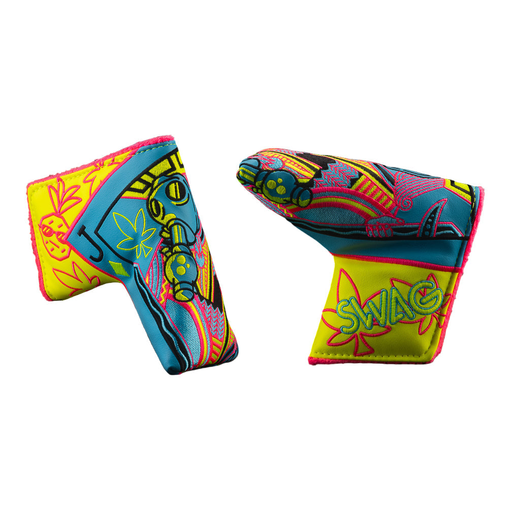 Swag Golf Royal Highness Jack Pineapple Express Blade Putter Headcover *opened, no bag*