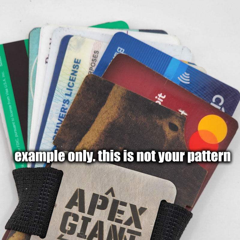Wallet - Basket Weave EMT Red - APEX GIANT
