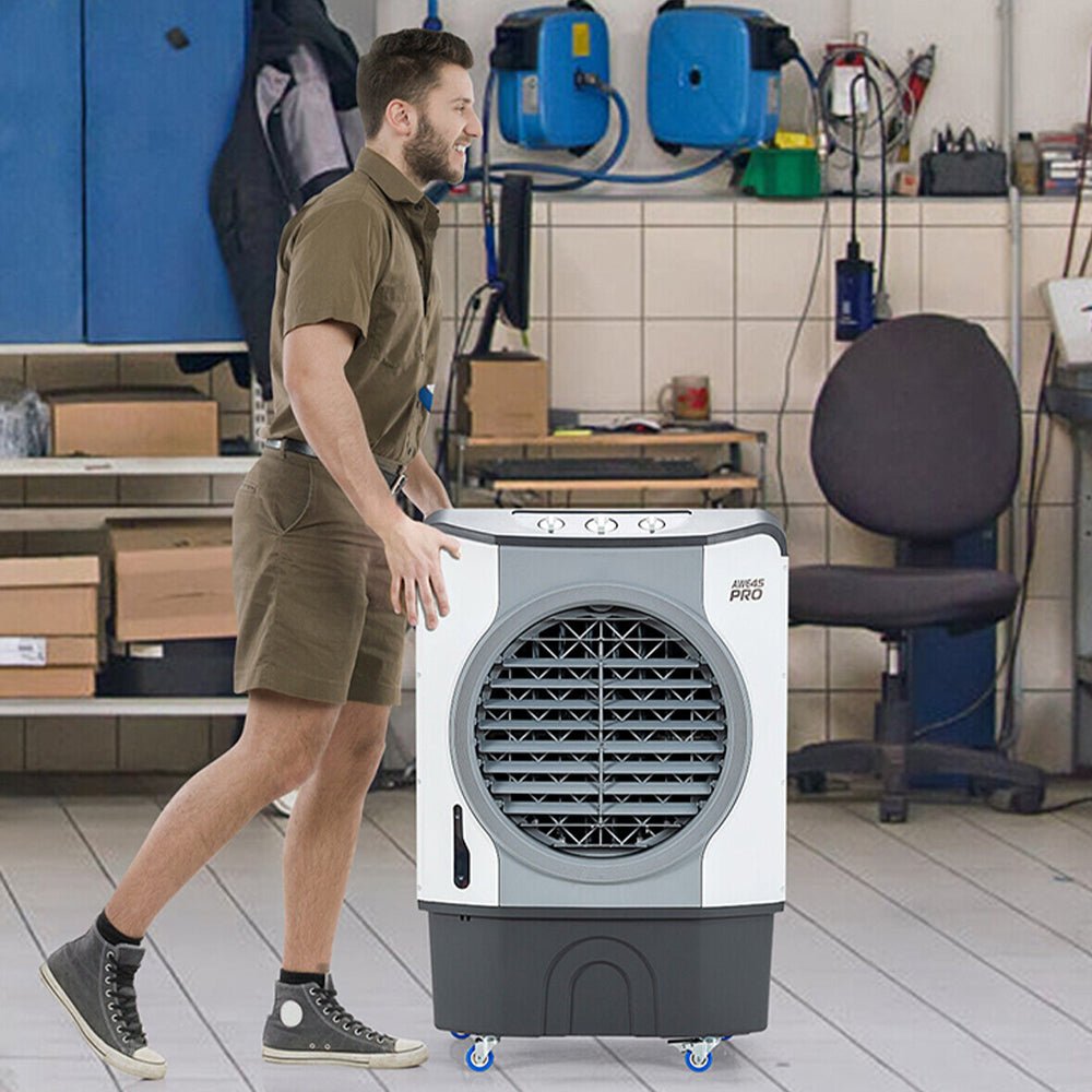 4-In-1 Portable Indoor Outdoor Evaporative Air Cooling Fan, 9740 CFM (91025436)
