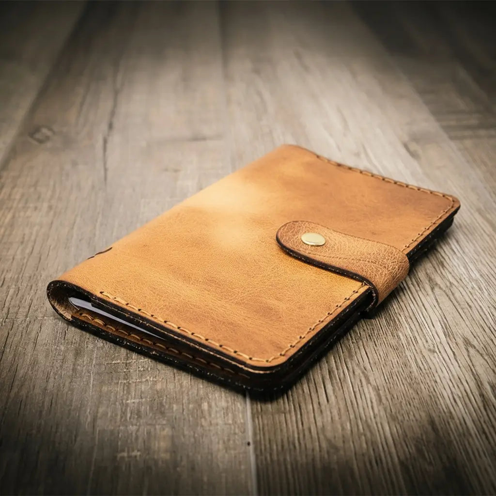 Leather Field Notes Cover -  Saddle Tan