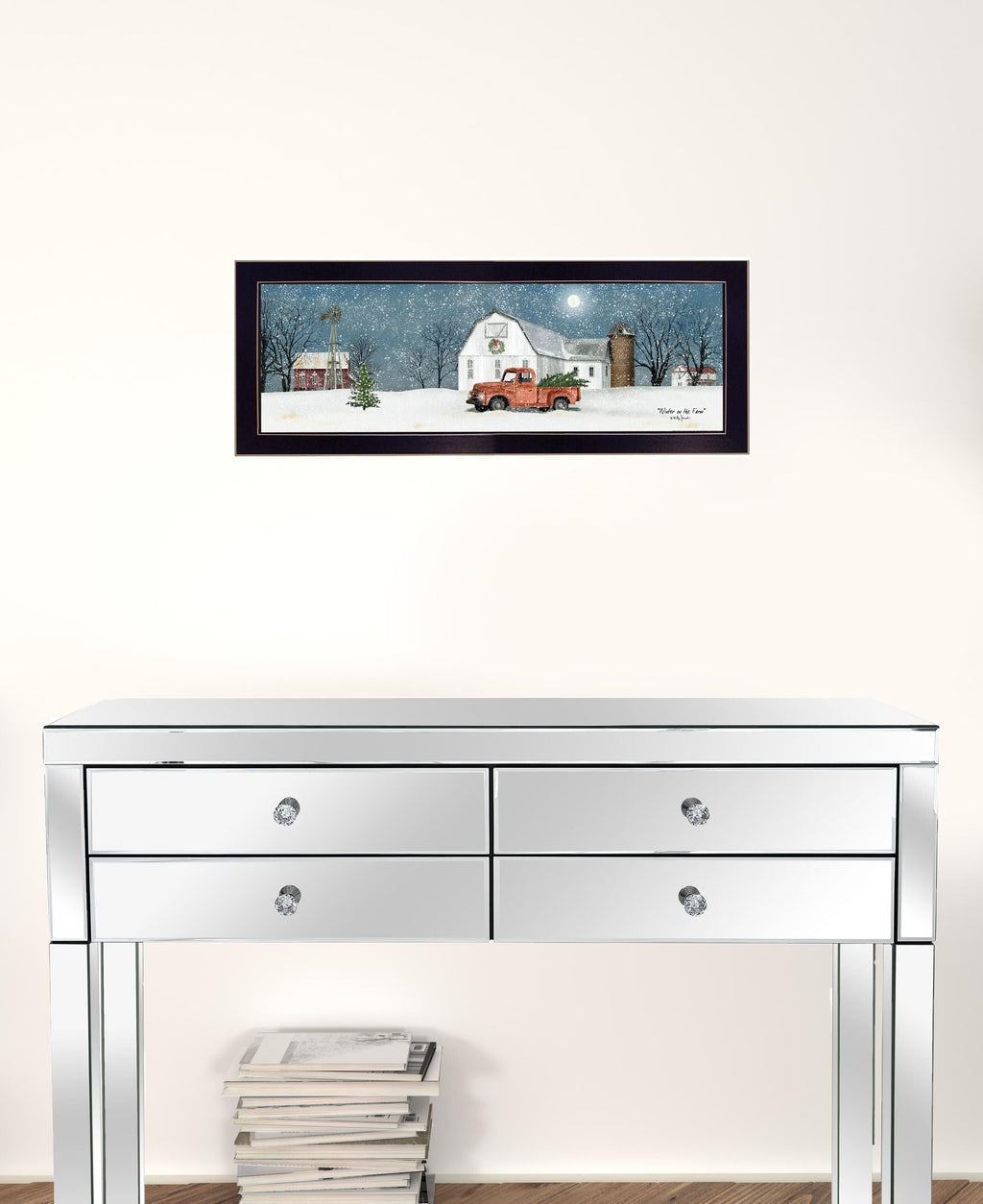 Set Of Four Billy Jacobs Four Seasons Collection V Black Frame 3 Black Framed Print Wall Art