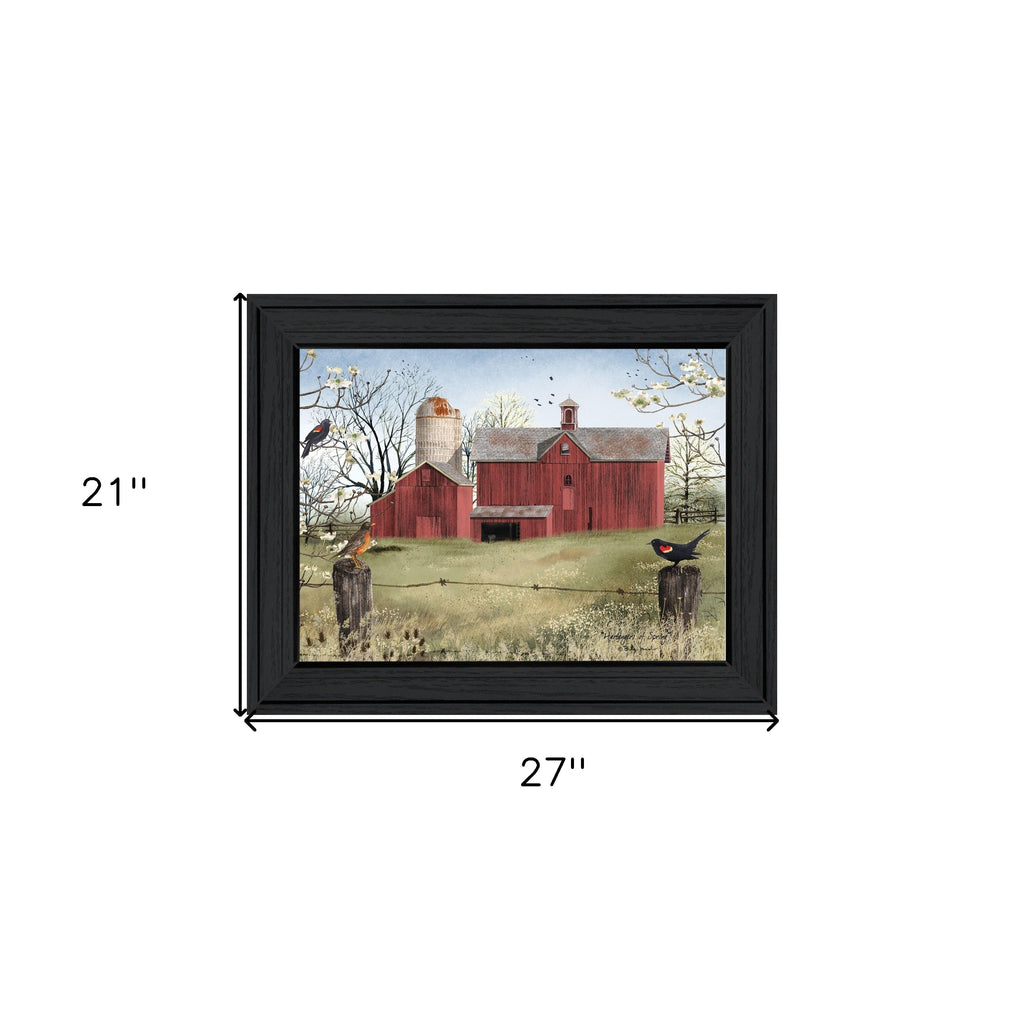 Harbingers Of Spring 6 Black Framed Print Wall Art
